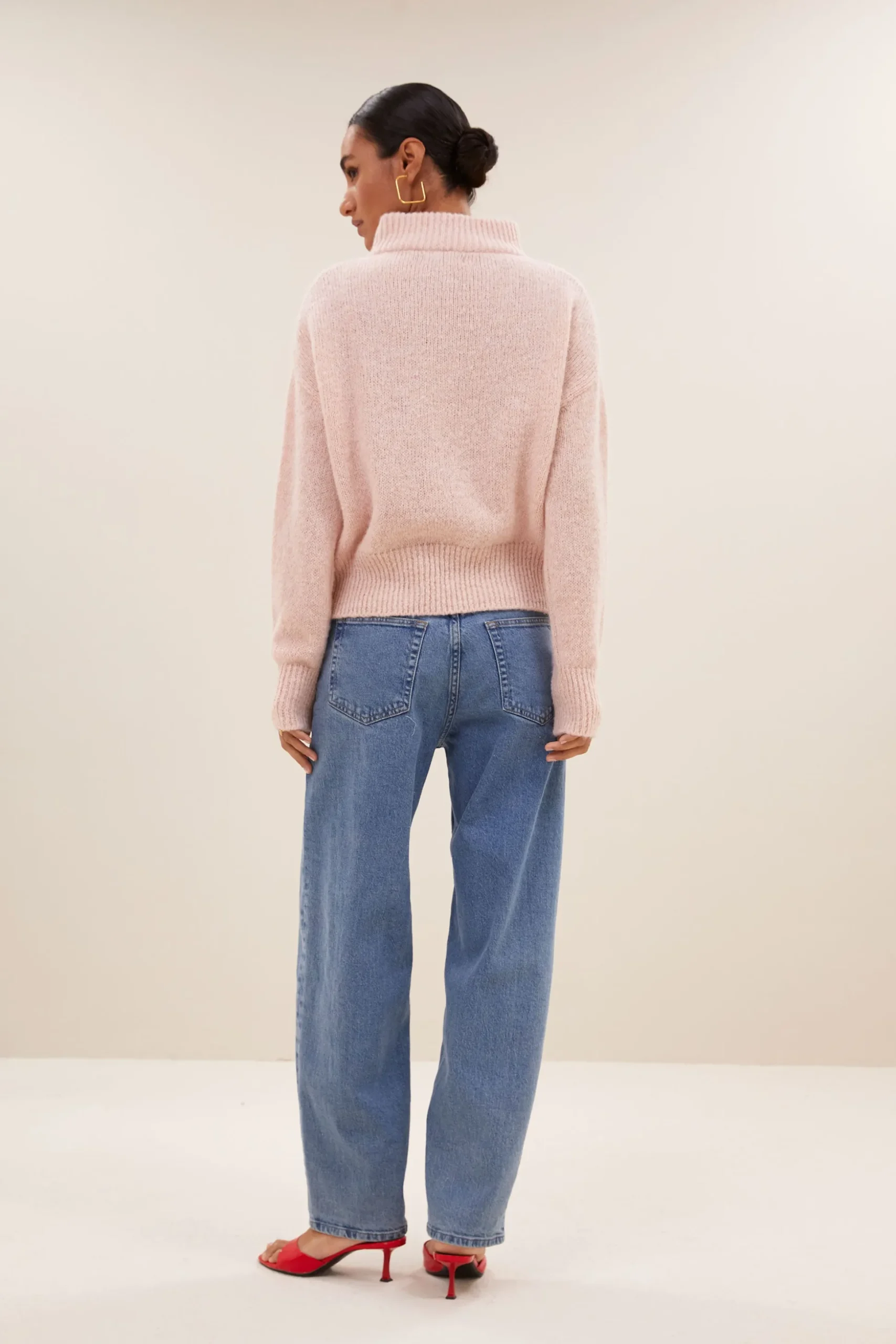 By bar Maillots<boxy beau pullover | light pink