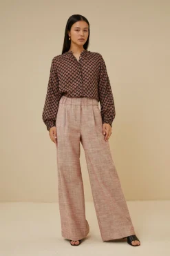 By bar Chemisiers<cecile leaf blouse | leaf print