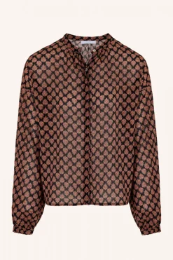 By bar Chemisiers<cecile leaf blouse | leaf print