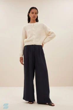 By bar Gilets<cleo natural cardigan | off white