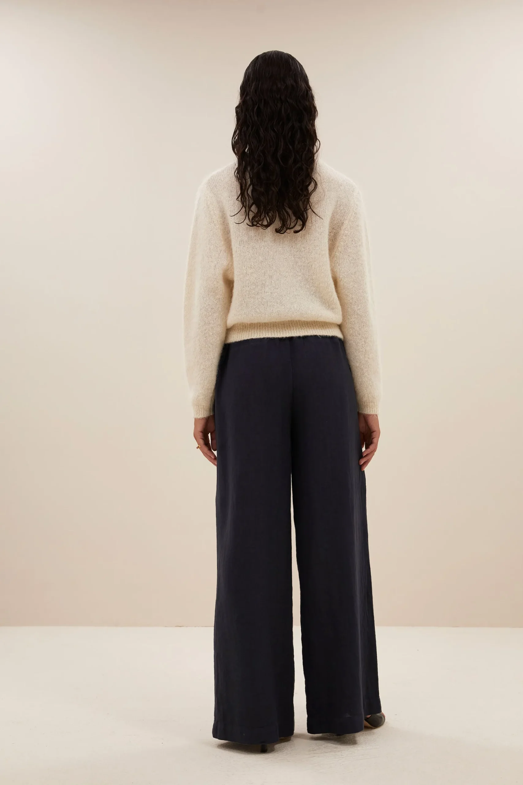 By bar Gilets<cleo natural cardigan | off white