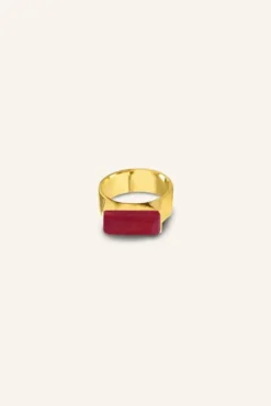 By bar Bijoux<deva ring | ruby