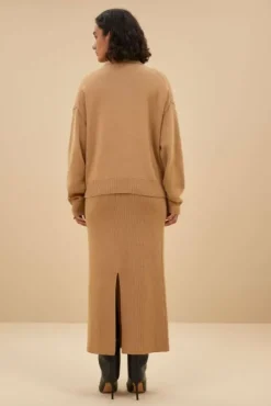 By bar Jupes<dex skirt | camel