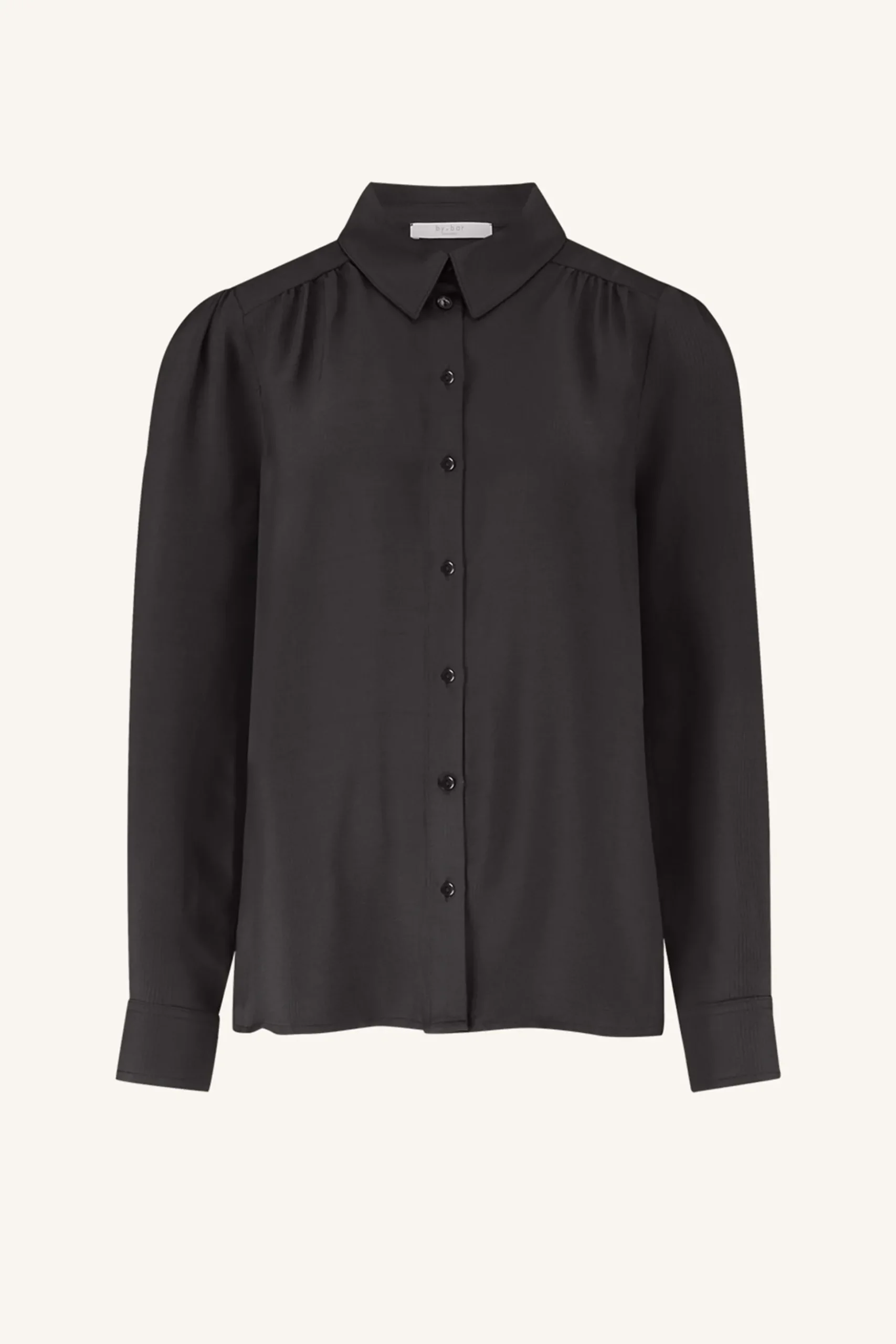 By bar Chemisiers<donna satin stripe blouse | cafe noir