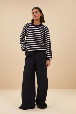 By bar Maillots<duccio stripe pullover | midnight