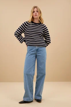 By bar Maillots<duccio stripe pullover | midnight