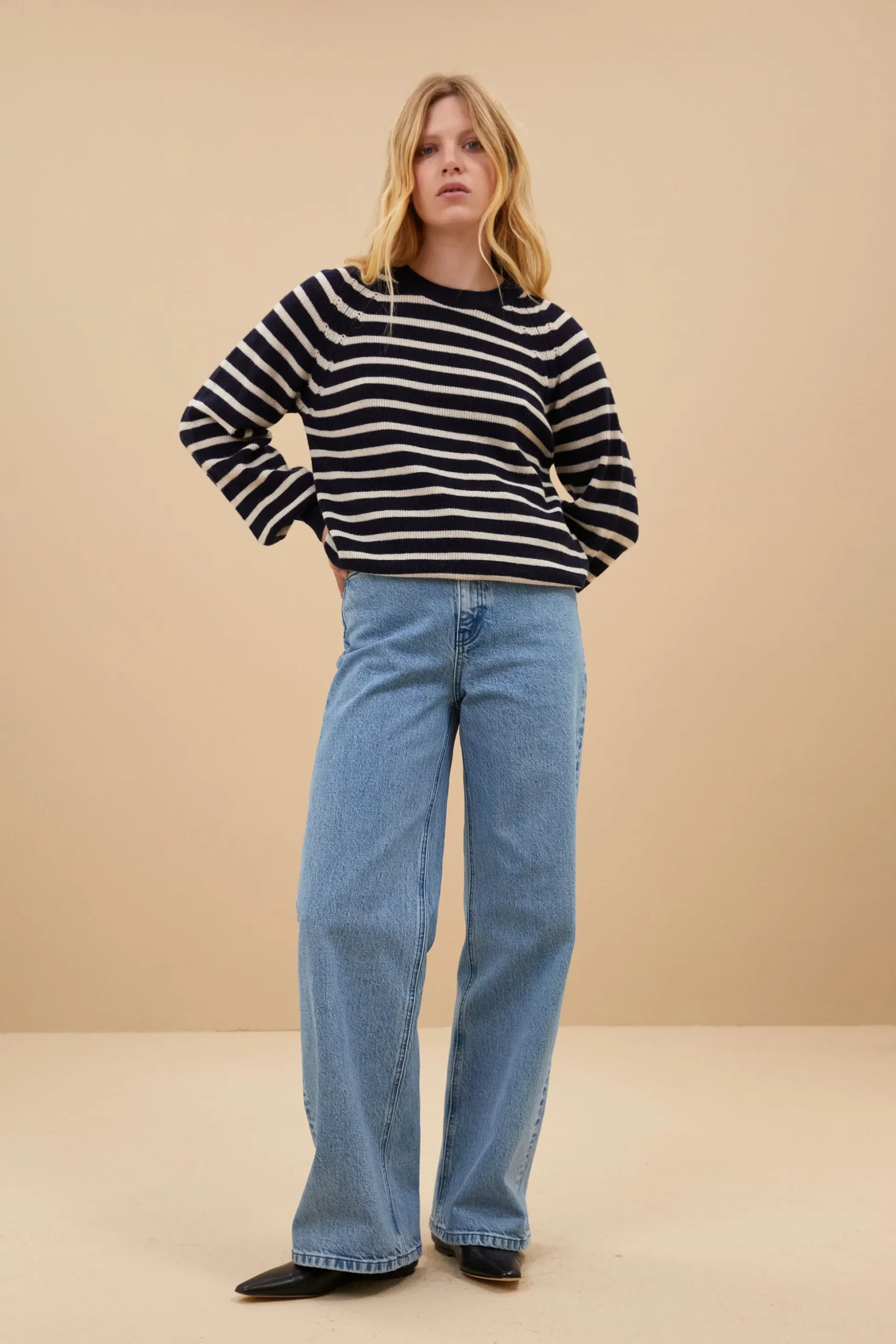 By bar Maillots<duccio stripe pullover | midnight