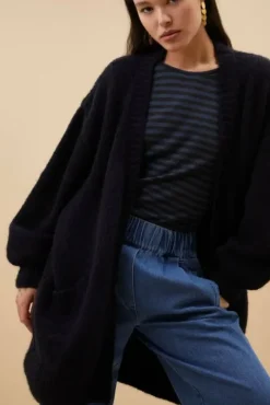 By bar Gilets<estee cardigan | midnight