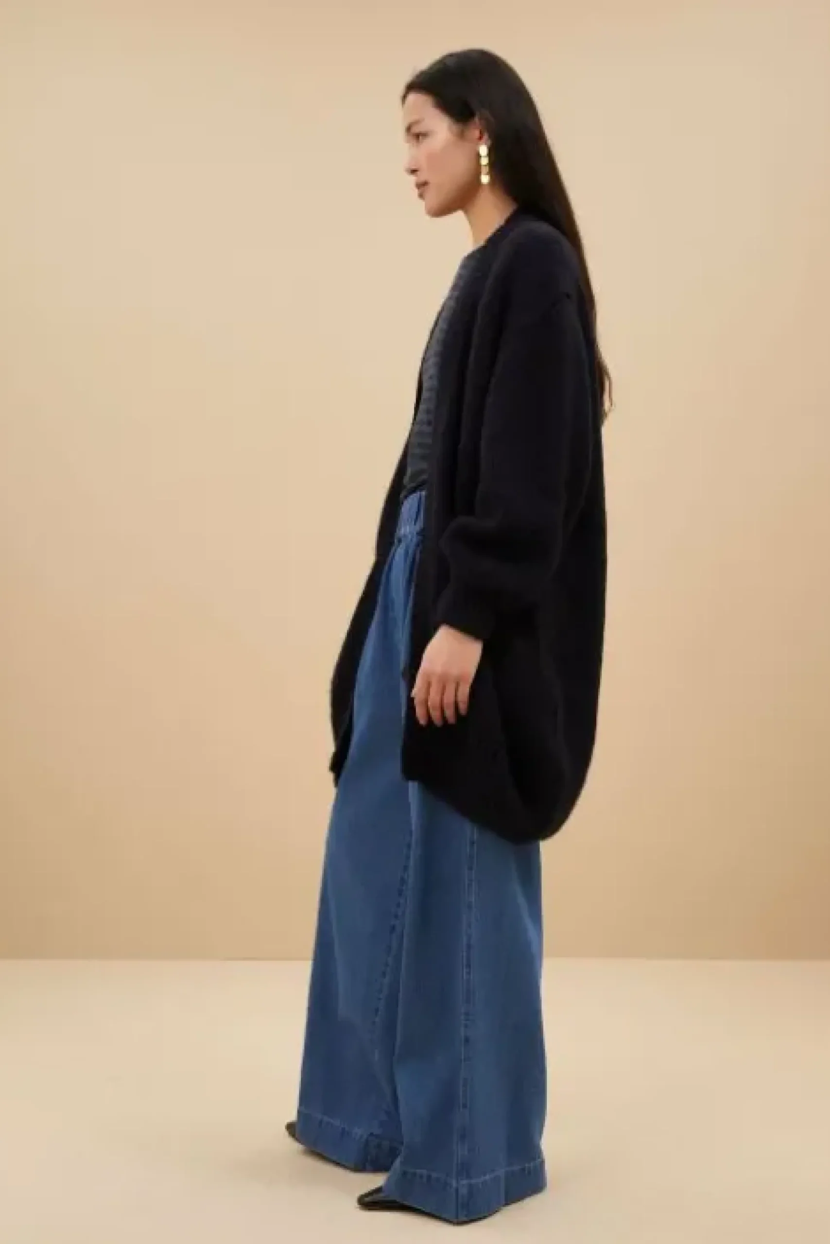 By bar Gilets<estee cardigan | midnight