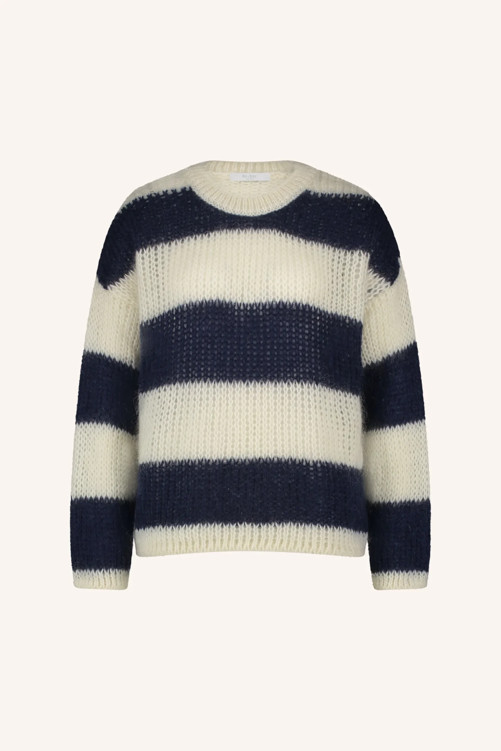 By bar Maillots<evi stripe pullover | midnight big stripe