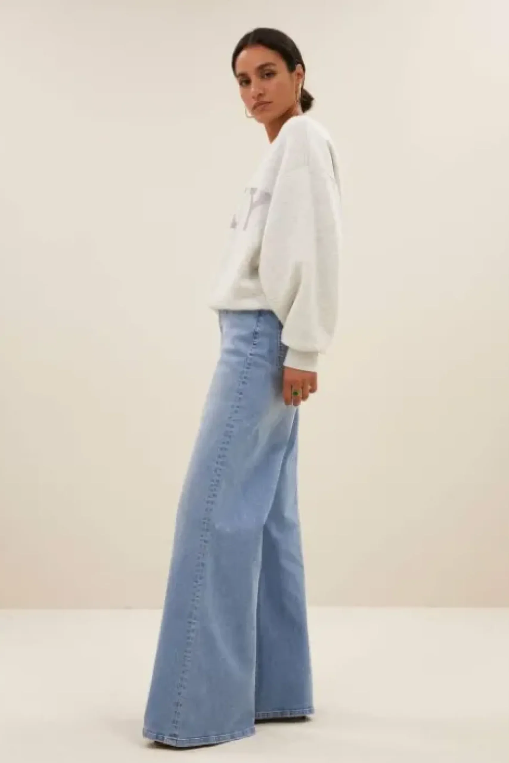 By bar Jeans|Pantalon<femme denim pants | light denim