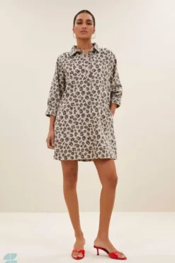 By bar Robes<flynth cheetah dress | cheetah print