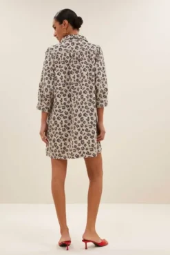 By bar Robes<flynth cheetah dress | cheetah print