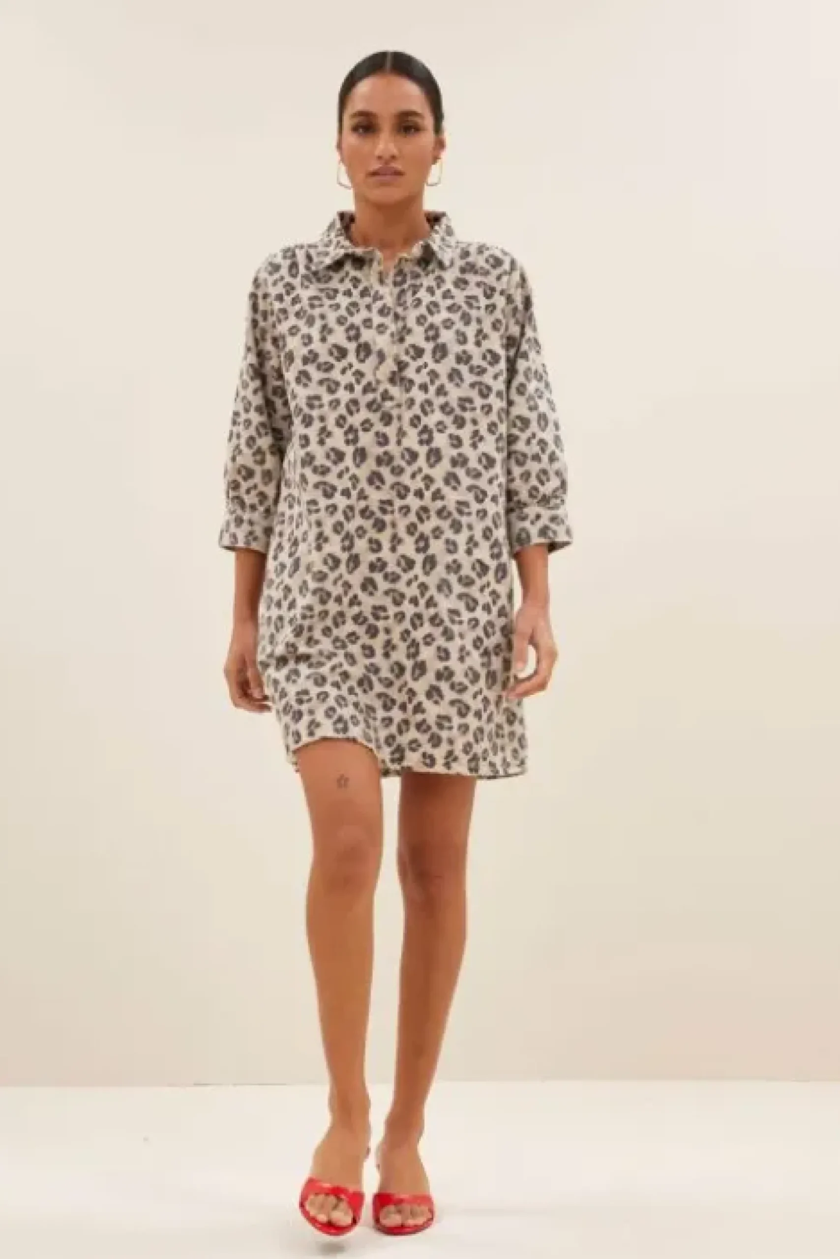 By bar Robes<flynth cheetah dress | cheetah print