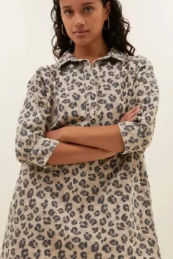 By bar Robes<flynth cheetah dress | cheetah print