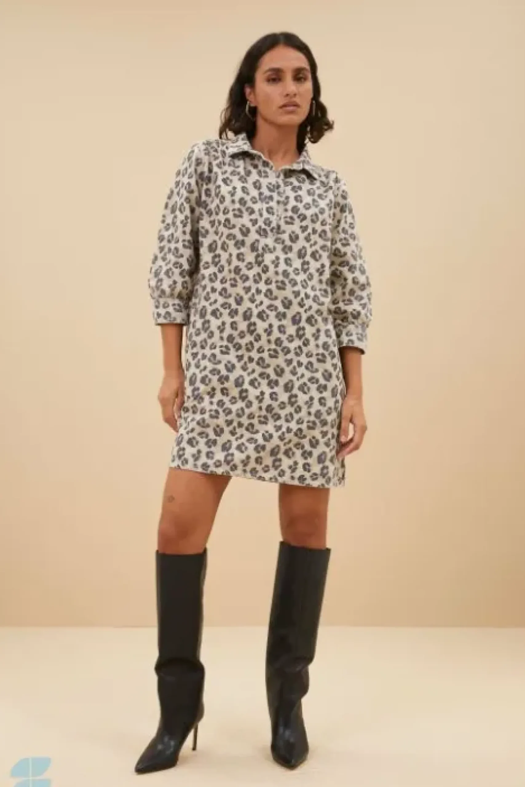 By bar Robes<flynth cheetah dress | cheetah print
