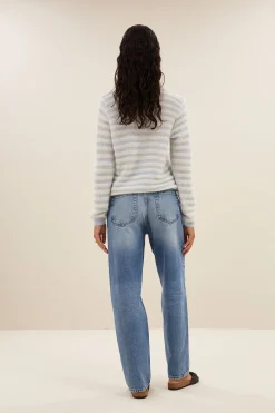 By bar Maillots<gwen thin stripe pullover | blue thin stripe