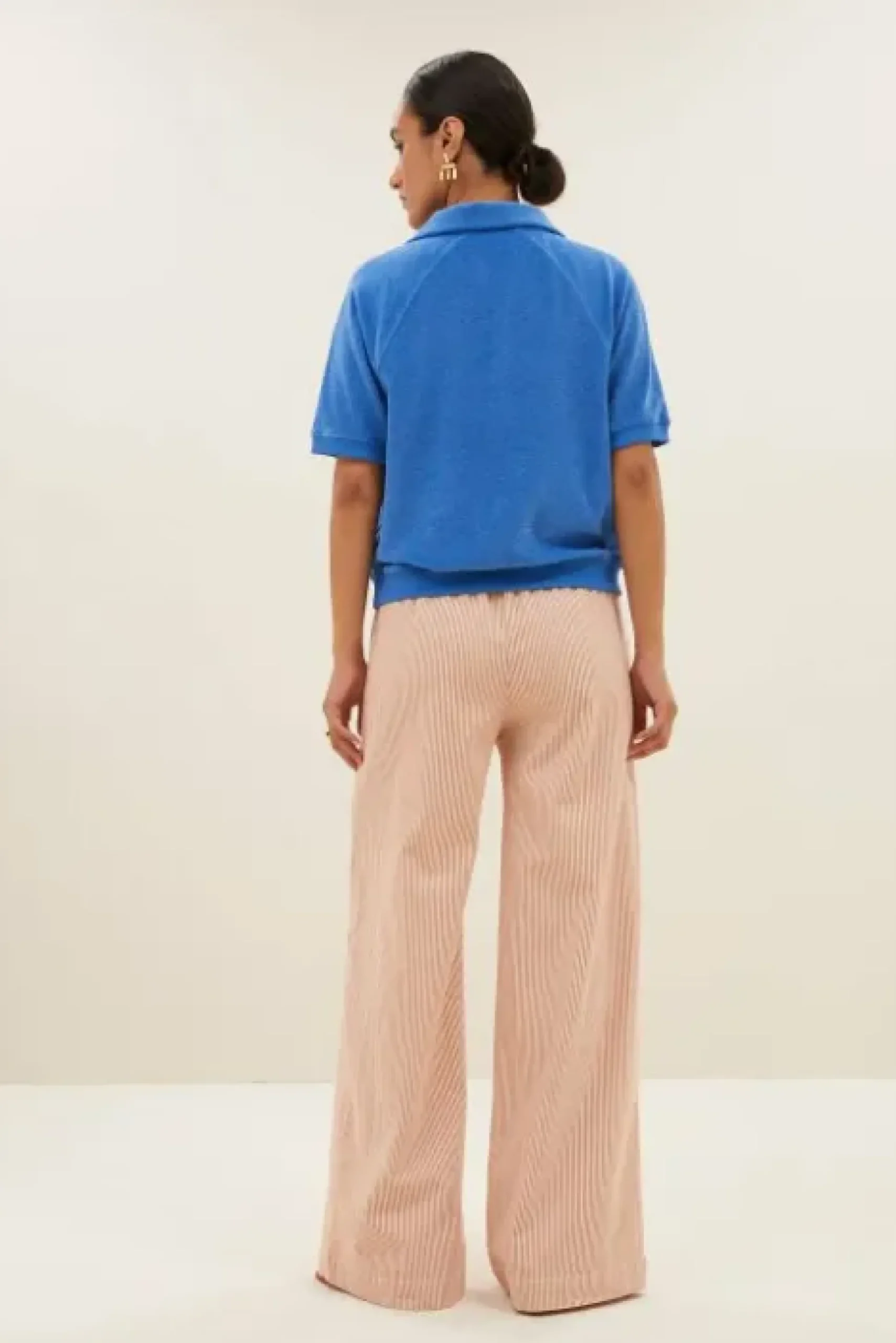 By bar Tops & T-shirts<harper slub top | queens blue