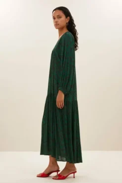 By bar Robes<hayley spotted dress | spotted print