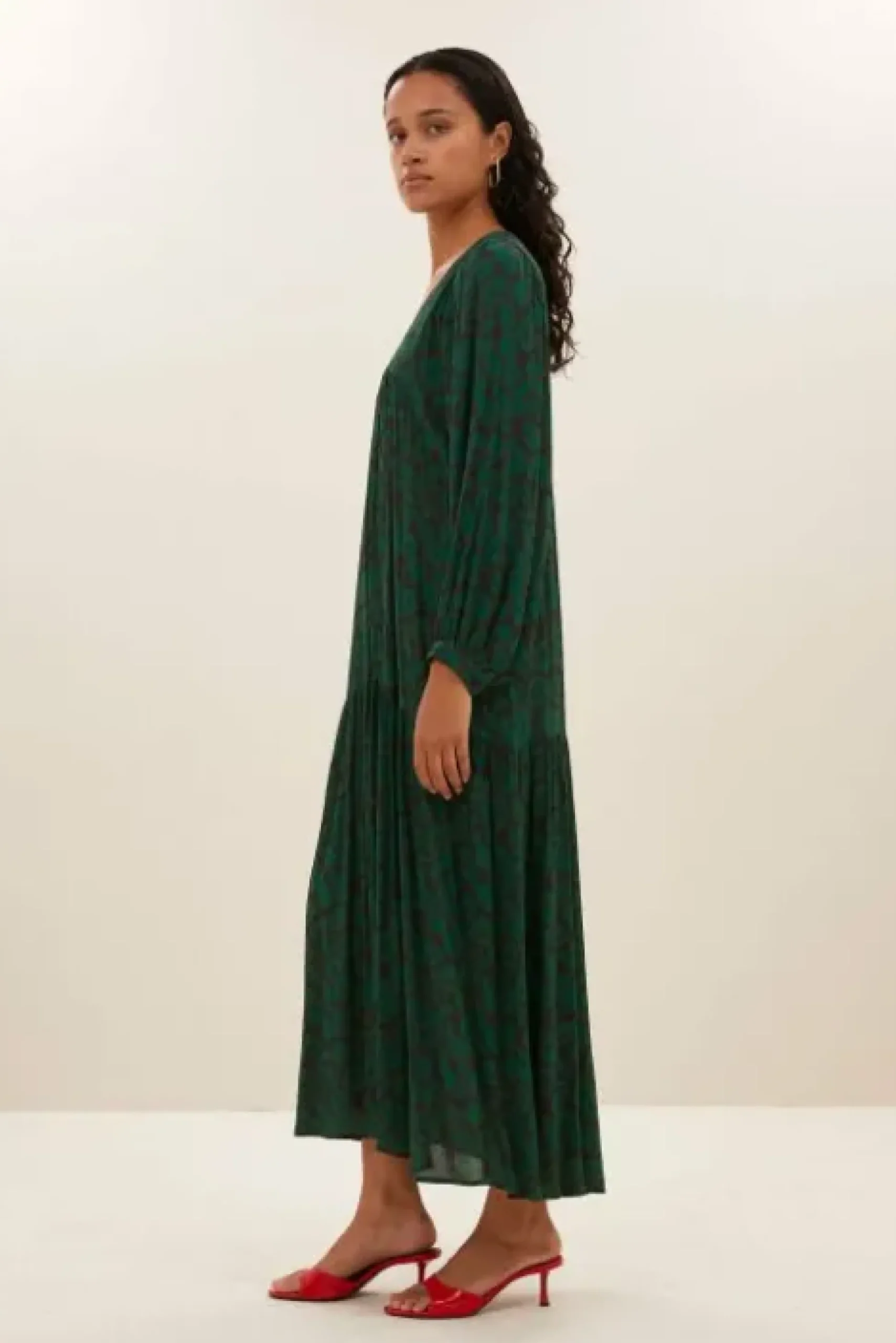 By bar Robes<hayley spotted dress | spotted print