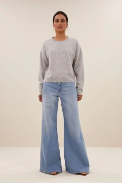 By bar Maillots<holly ls pullover | grey melee