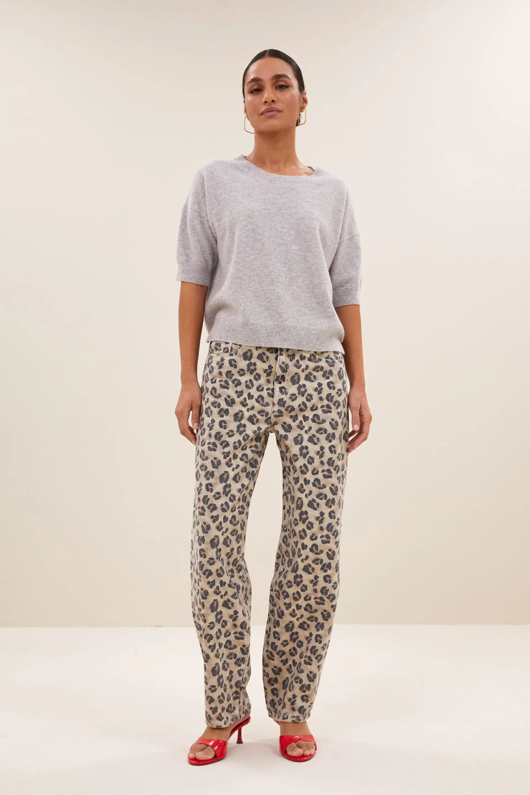 By bar Maillots<holly ss pullover | grey melee