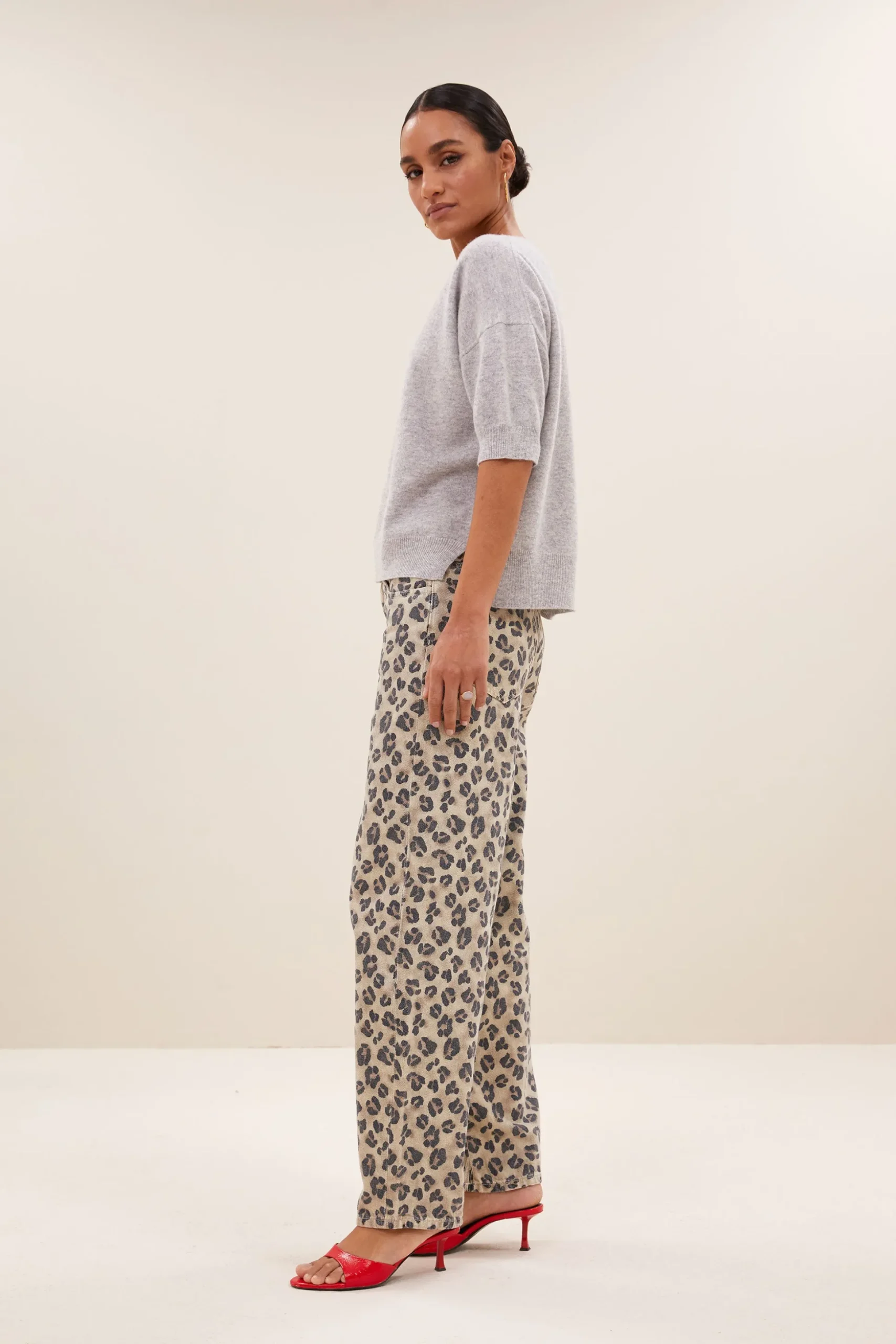 By bar Maillots<holly ss pullover | grey melee