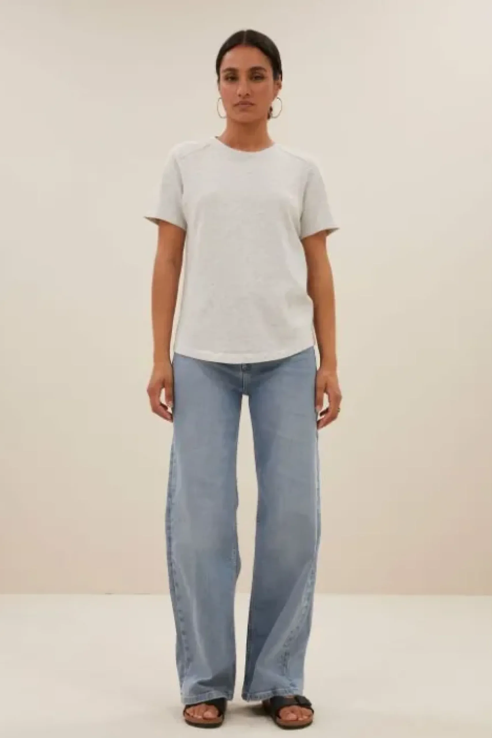 By bar Tops & T-shirts<holy logo top | light grey melee