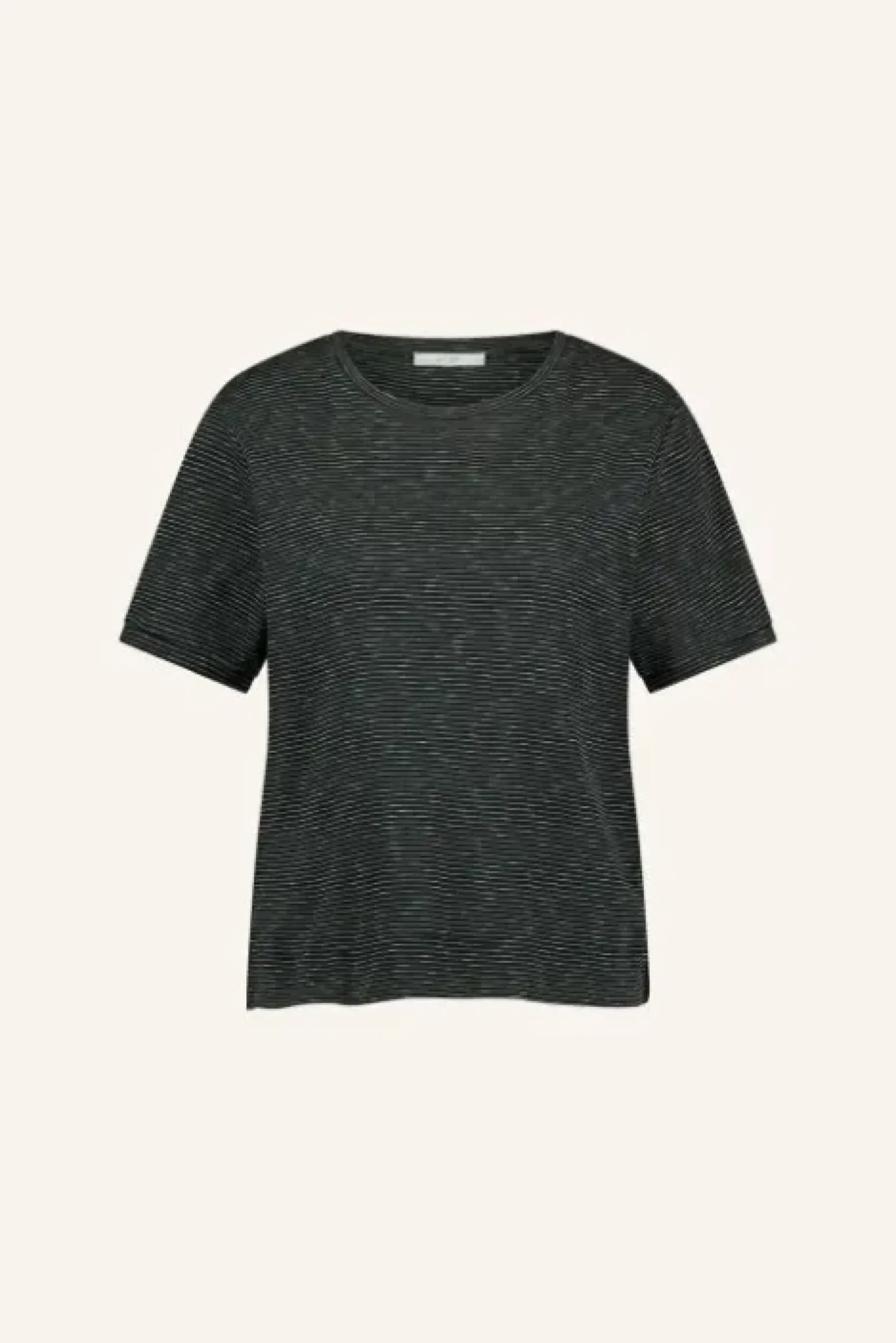 By bar Tops & T-shirts<hope thin stripe top | jet black