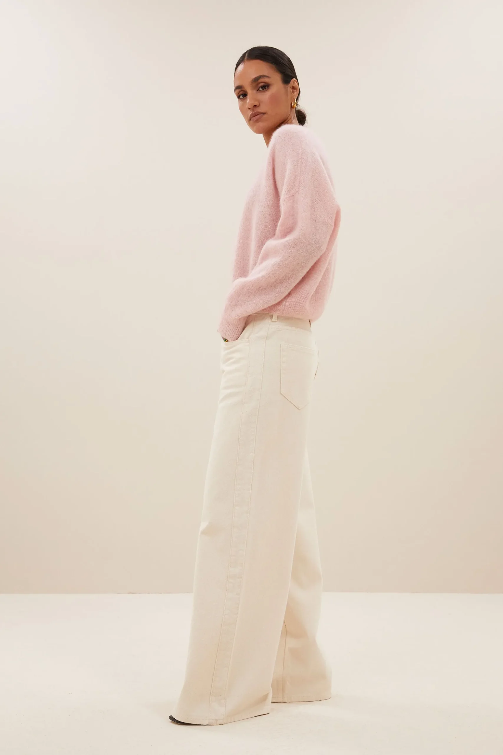 By bar Maillots<isja fine pullover | light pink