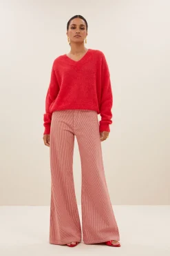 By bar Maillots<isja pullover | lipstick
