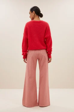 By bar Maillots<isja pullover | lipstick