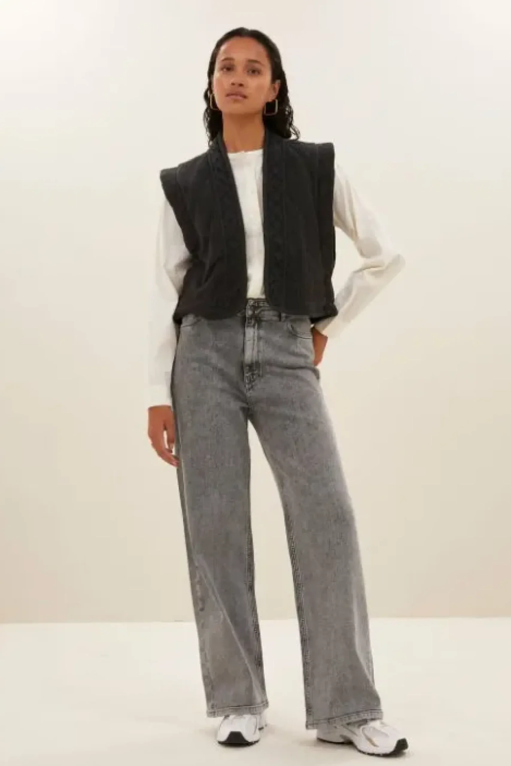 By bar Gilets & Spencers|Vestes<isla embroidery jacket | jet black