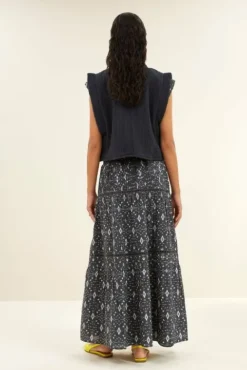 By bar Gilets & Spencers|Vestes<isla embroidery jacket | midnight