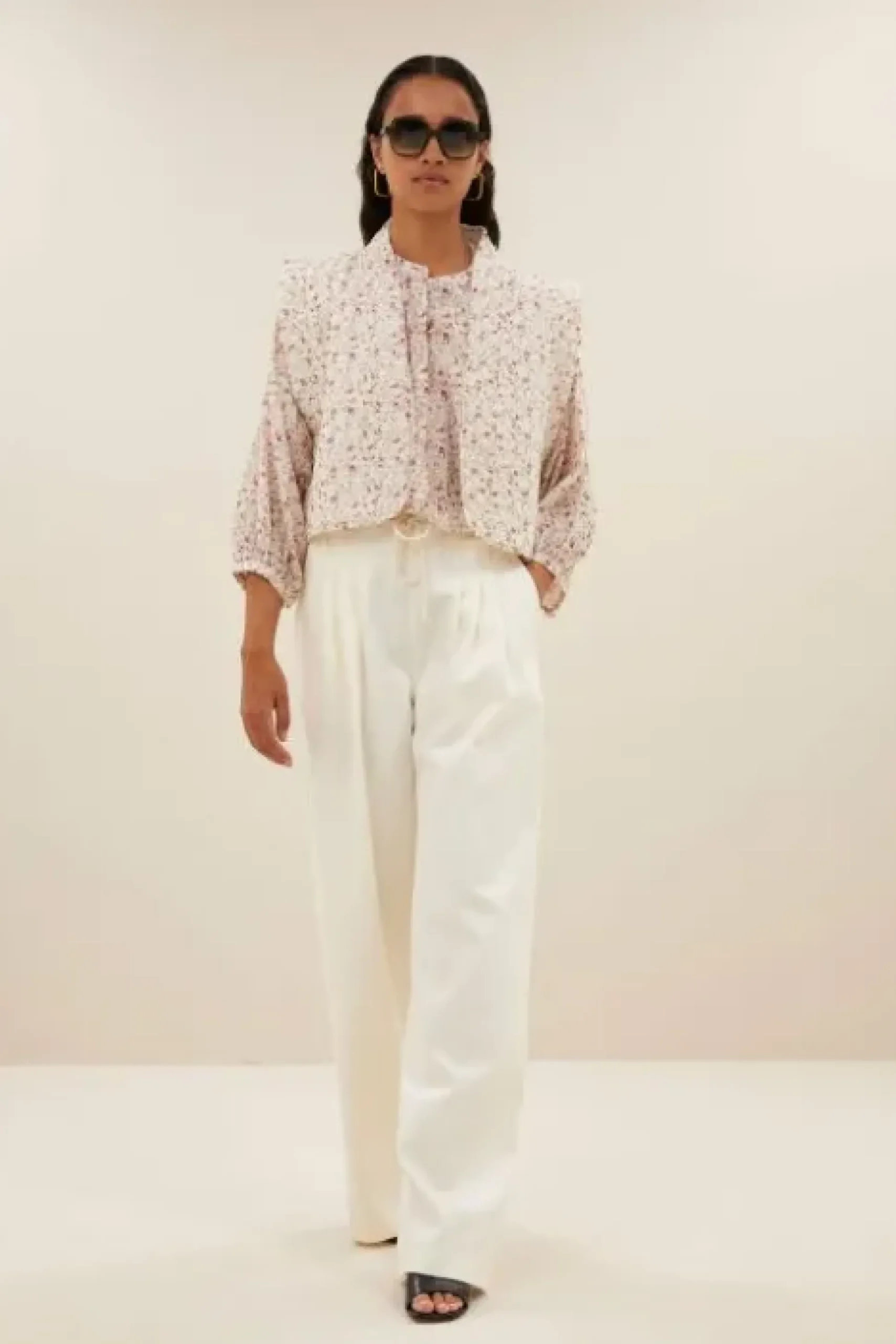 By bar Gilets & Spencers|Vestes<isla flower jacket | little flower print