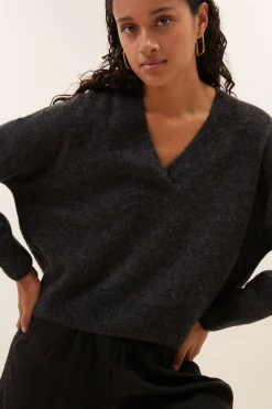 By bar Maillots<izzy pullover | dark grey melee