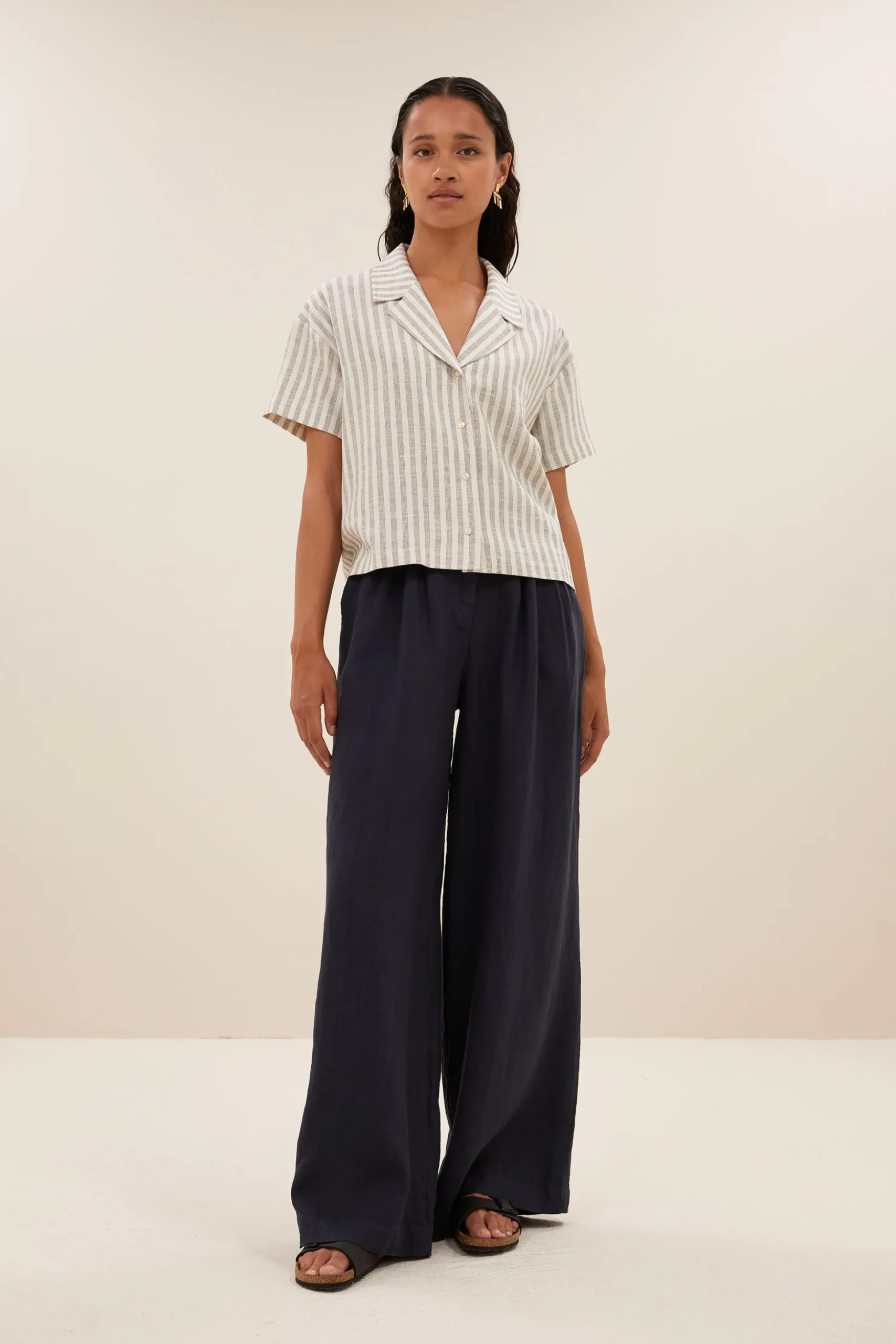 By bar Chemisiers<jake marine blouse | marine stripe