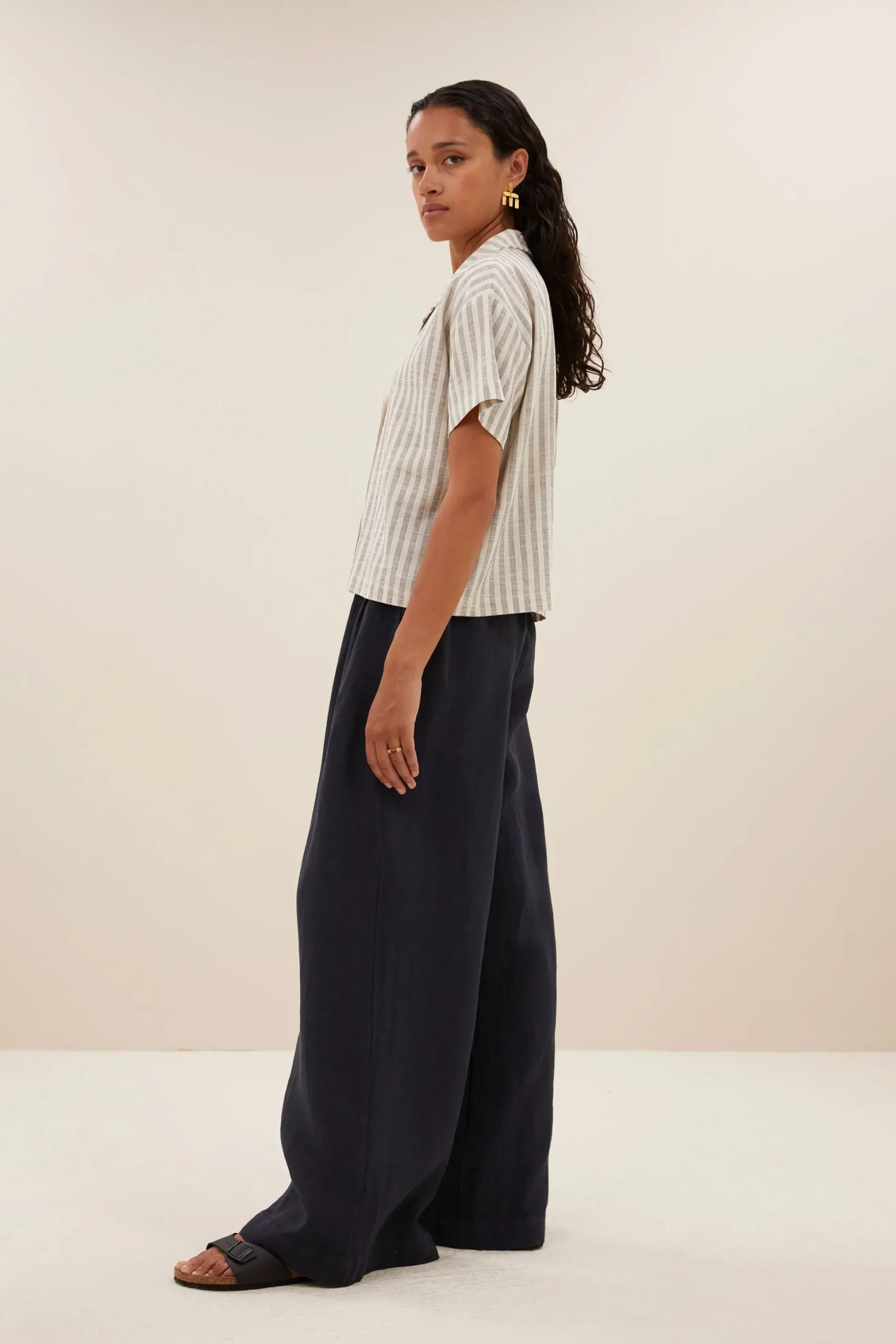 By bar Chemisiers<jake marine blouse | marine stripe