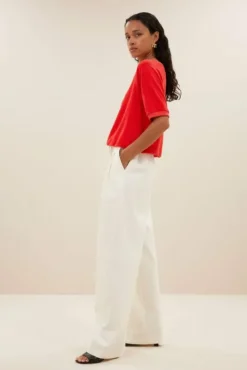 By bar Pantalon<jaxx twill pants | off white