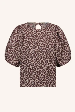 By bar Chemisiers<jet blouse | pink cheetah print