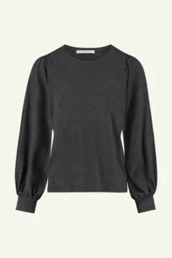 By bar Tops & T-shirts<jojo jersey top | dark grey melee