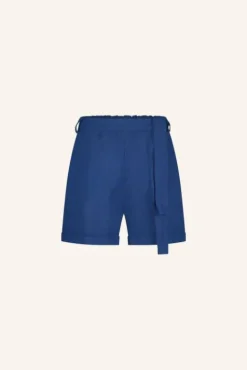 By bar Combinaisons<june linen shorts | kingsblue