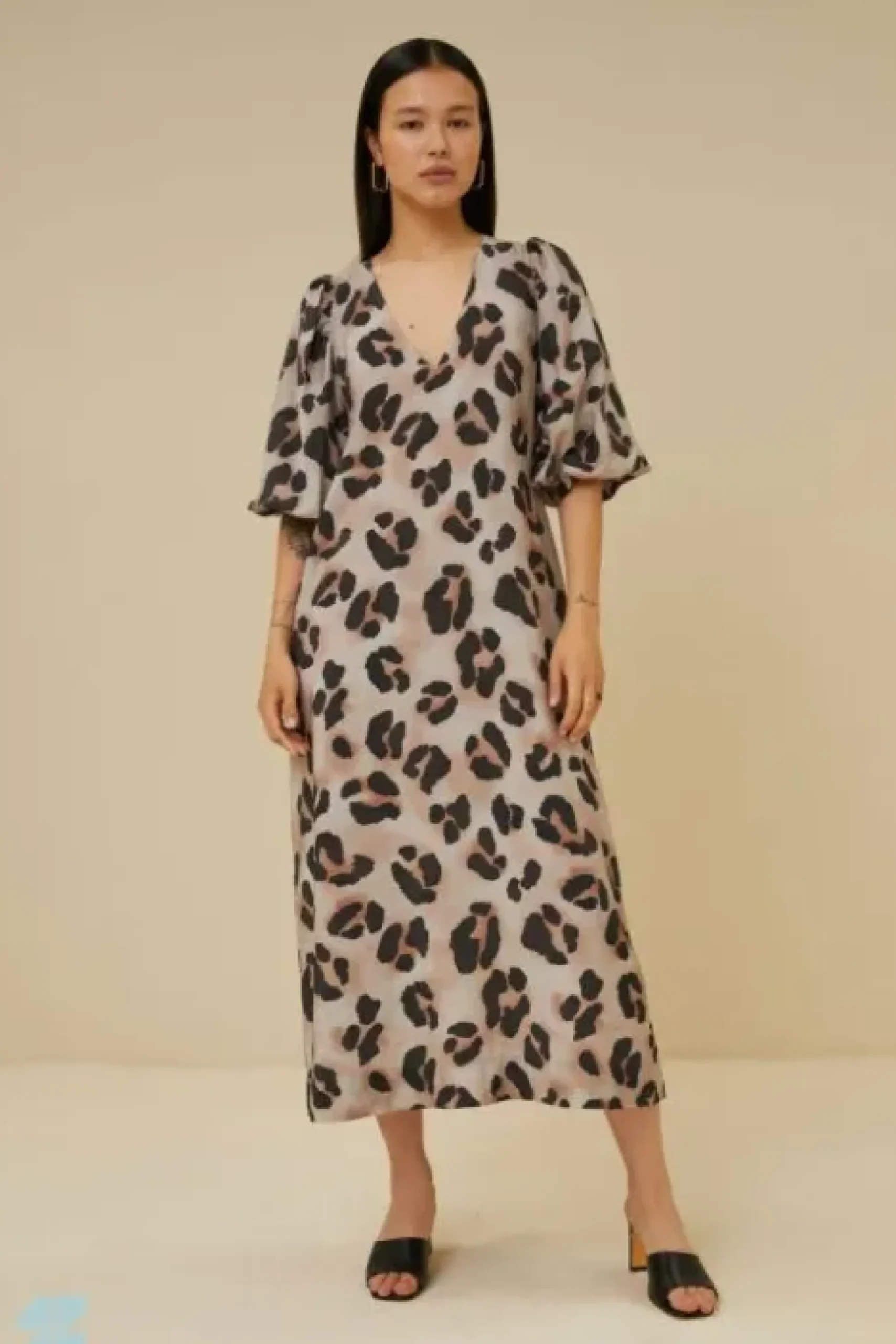 By bar Robes<juta cheetah dress | cheetas print