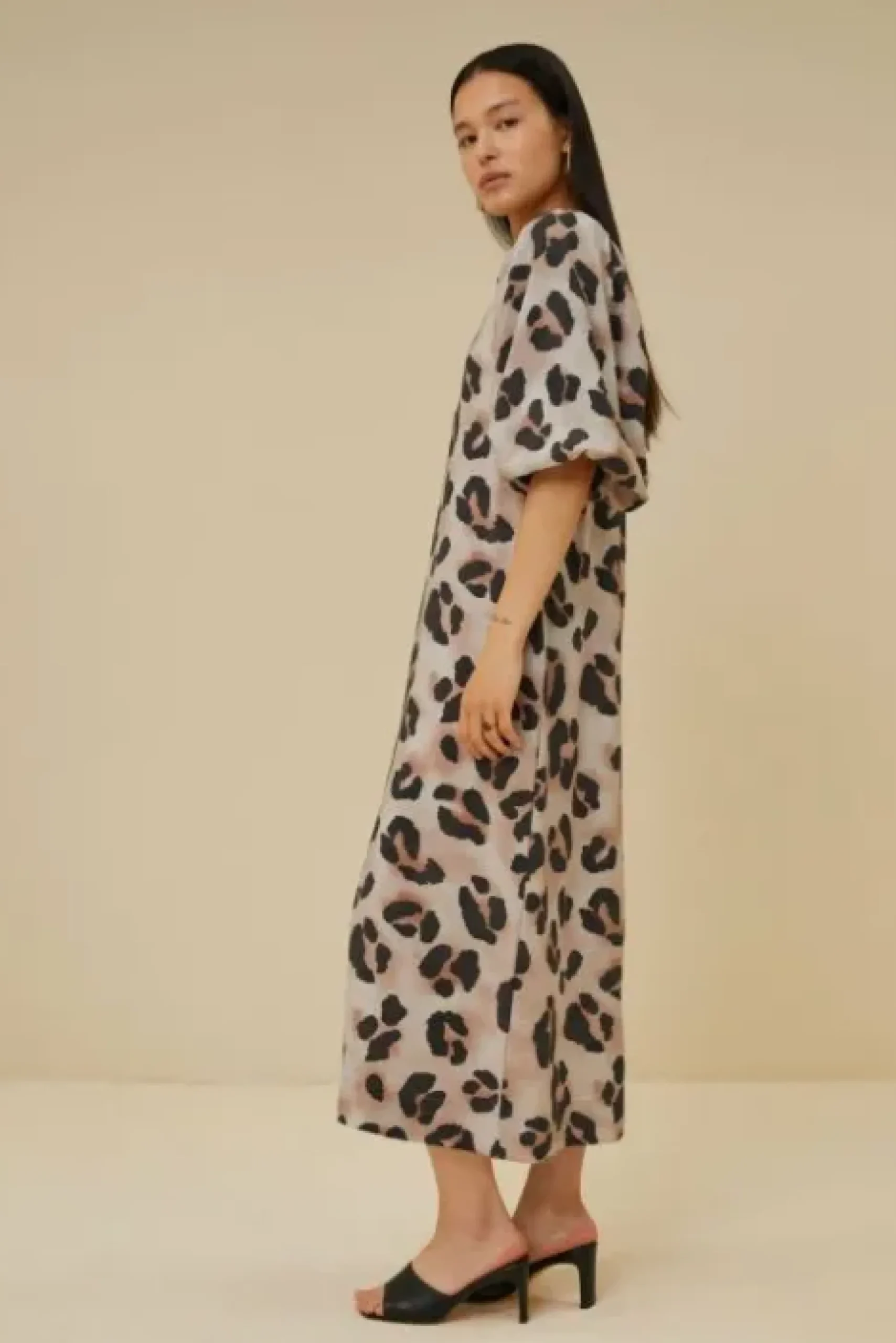By bar Robes<juta cheetah dress | cheetas print