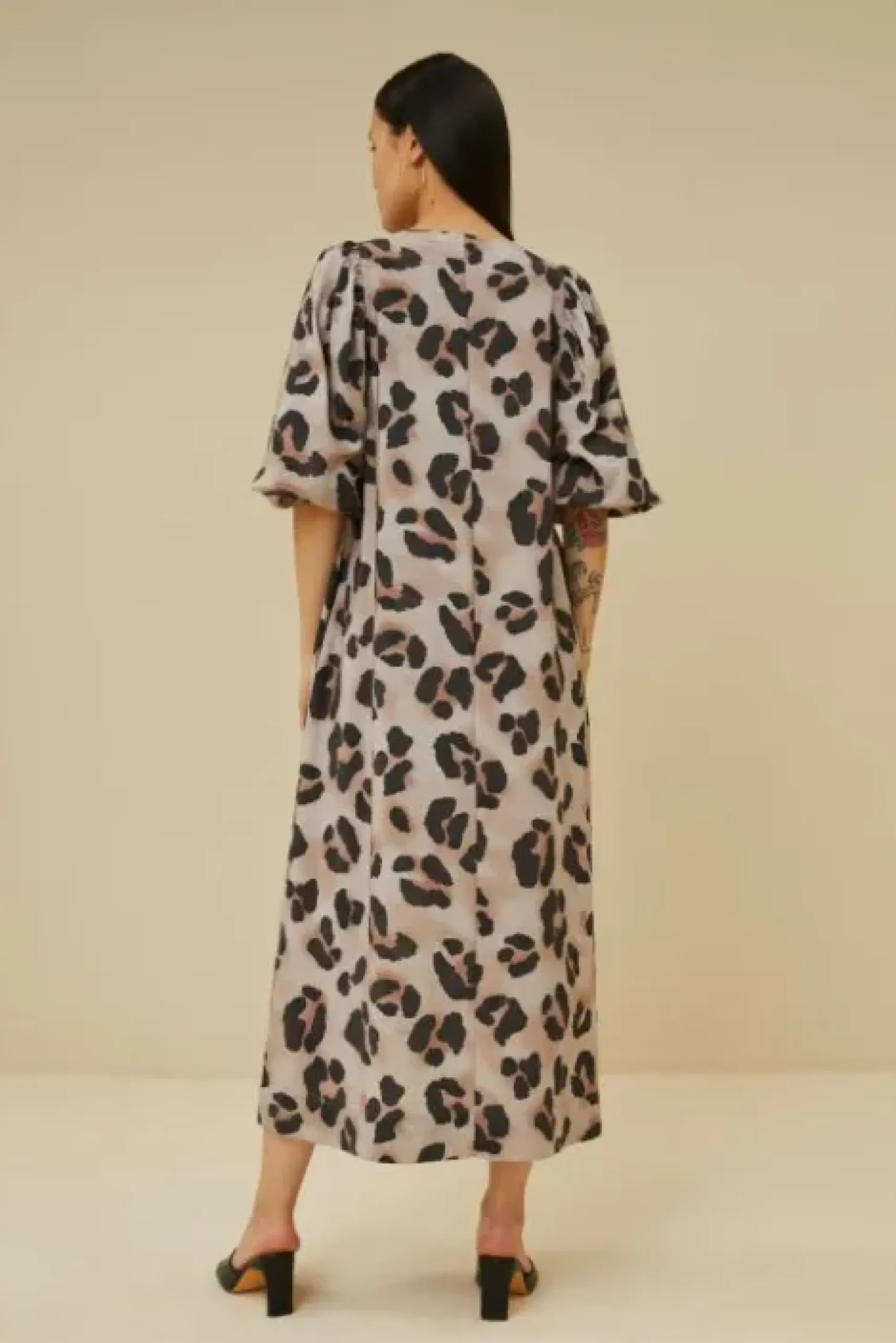 By bar Robes<juta cheetah dress | cheetas print