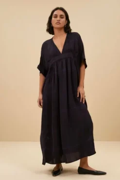 By bar Robes<kaftan square dress | square print