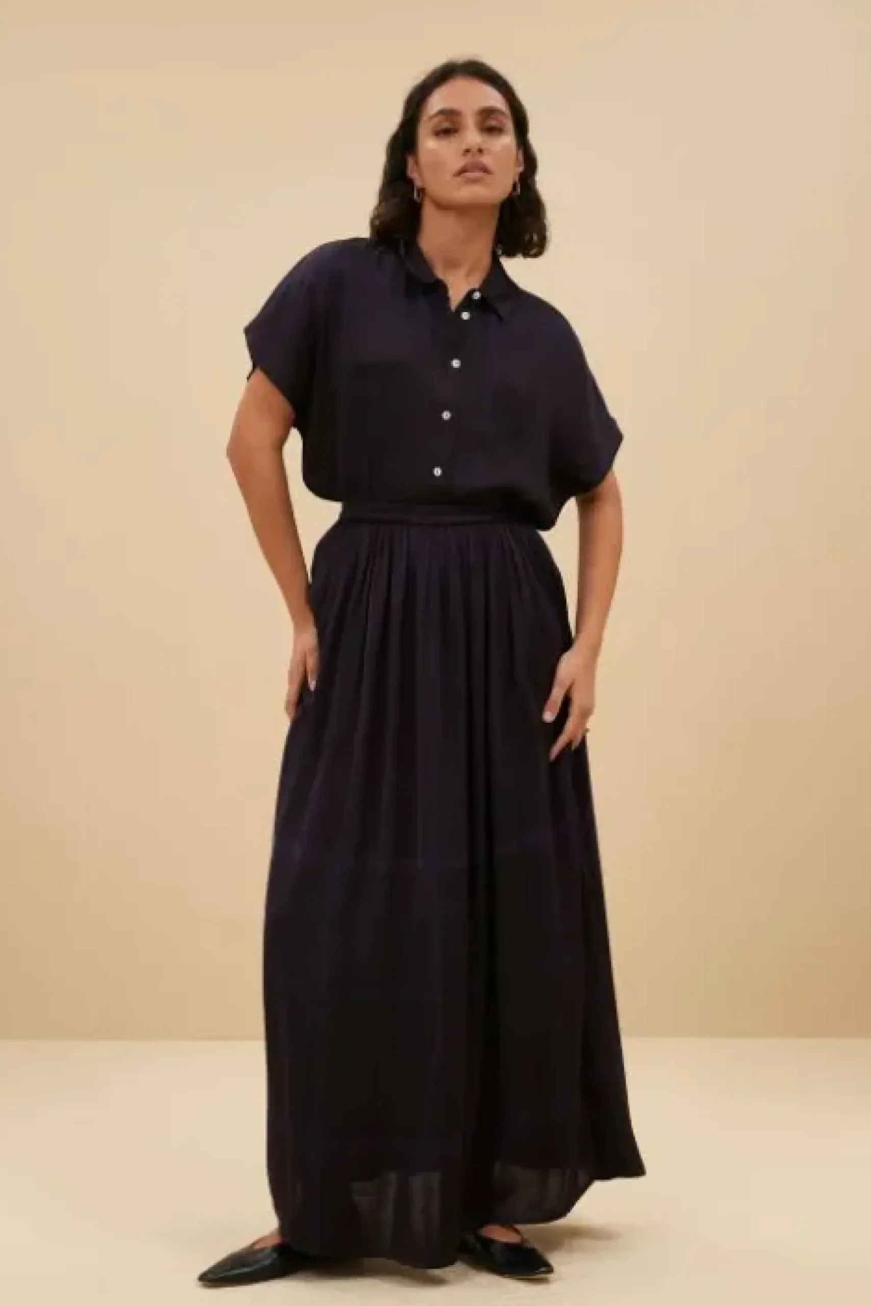 By bar Chemisiers<karly square blouse | square print