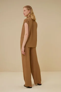 By bar Chemisiers<kiek viscose top | khaki