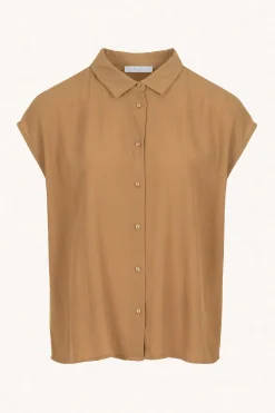 By bar Chemisiers<kiek viscose top | khaki
