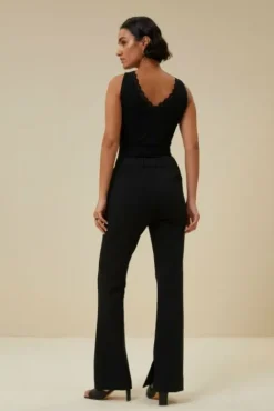 By bar Tops & T-shirts<lace singlet | black